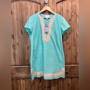 Sail to Sable Linen Blend Tunic Dress NWT XL